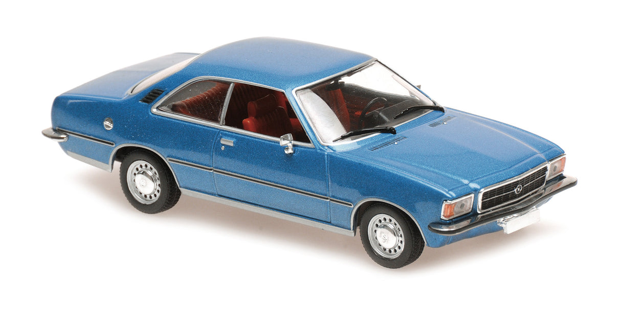 Maxichamps Die Cast Collectables - 1:43 1975 Opel Rekord D Coupe - Light Blue