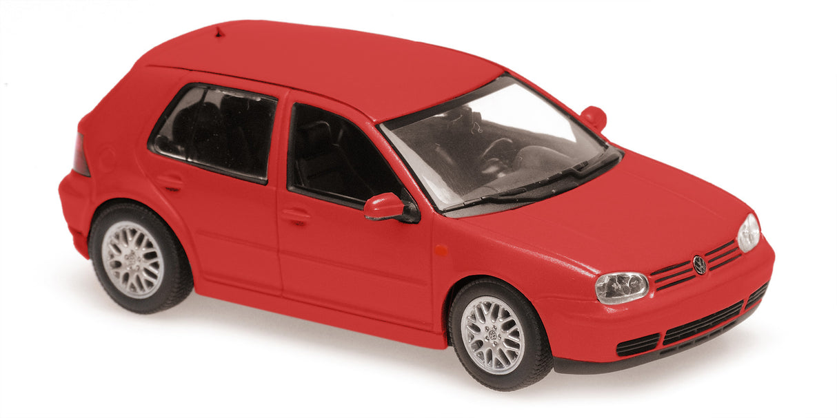 Maxichamps Die Cast Collectables - 1:43 1999 Volkswagen Golf IV - Red