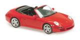 Maxichamps Die Cast Collectables - 1:43 2005 Porsche 911 Carrera S Cabriolet - Red Metallic