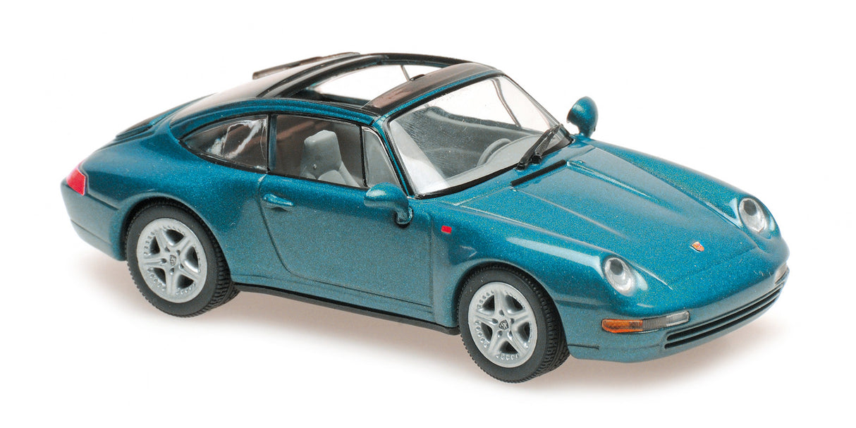 Maxichamps Die Cast Collectables - 1:43 1995 Porsche 911 Targa - Blue