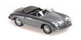 Maxichamps Die Cast Collectables - 1:43 1956 Porsche 356 A Speedster - Grey Metallic