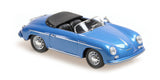 Maxichamps Die Cast Collectables - 1:43 1956 Porsche 356 A Speedster - Blue Metallic