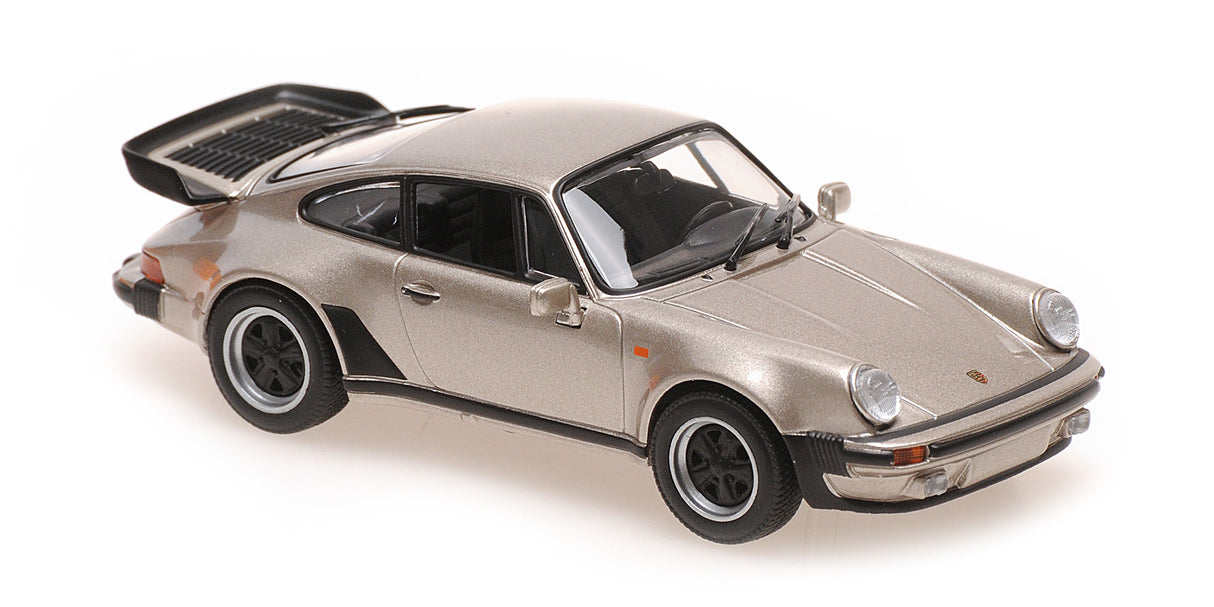 Maxichamps Die Cast Collectables - 1:43 1977 Porsche 911 Turbo 3.3 (930) - Gold Metallic