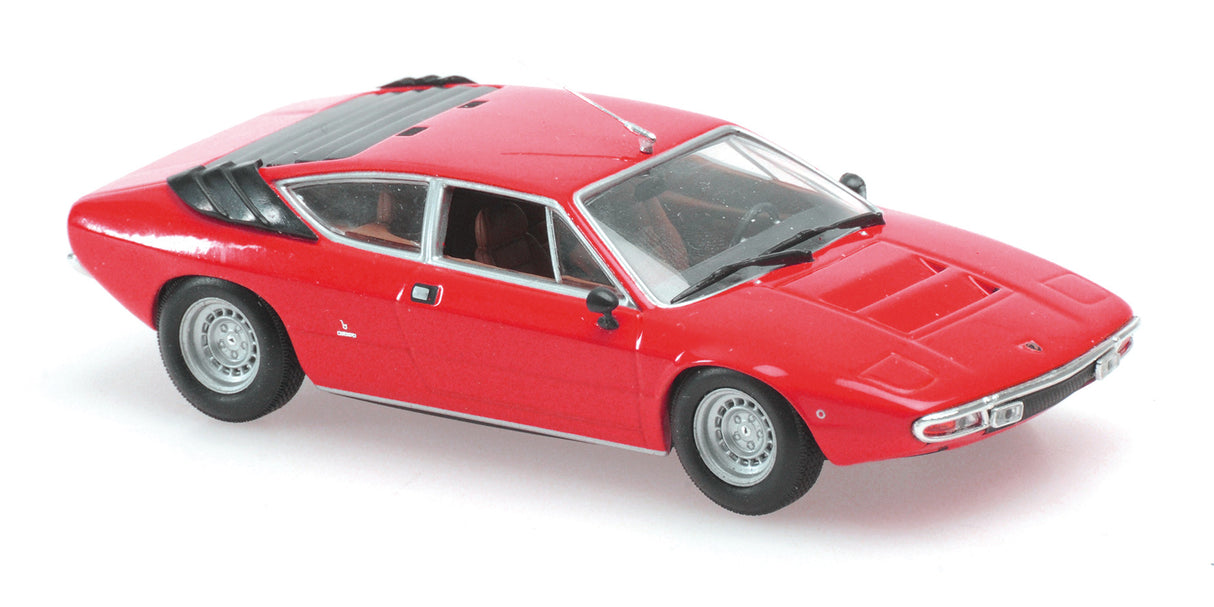 Maxichamps Die Cast Collectables - 1:43 1974 Lamborghini Urraco - Red Metallic