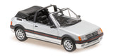 Maxichamps Die Cast Collectables - 1:43 1990 Peugeot 205 CTI Cabriolet - Silver