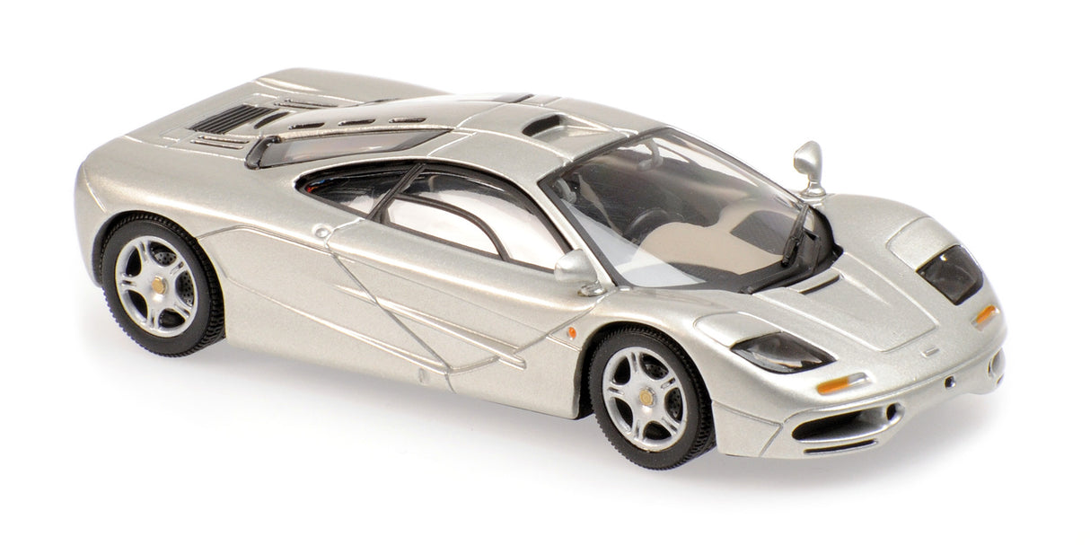 Maxichamps Die Cast Collectables - 1:431993 McLaren F1 Road Car - Dark Silver