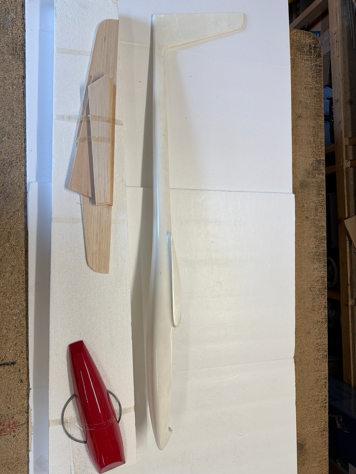 Solus Glider kit glass fuss Foam wings
