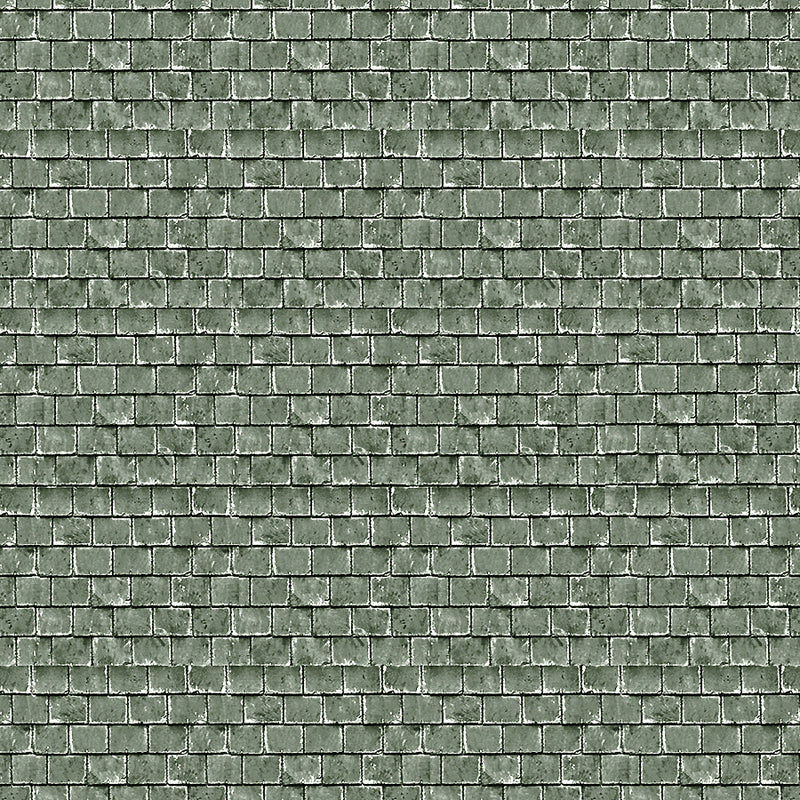 BM061N N GAUGE GREEN ROOF TILES