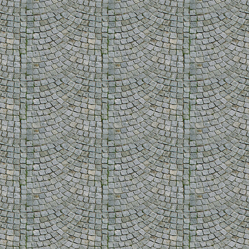 BM070N N GAUGE CURVED COBBLES