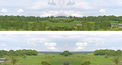 P203D VILLAGE 00 15 PREMIUM HIGH BACKSCENE