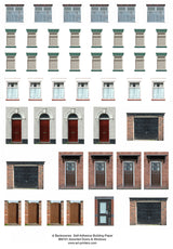 BM101 ASSTD DOORS & WINDOWS OO SCALE