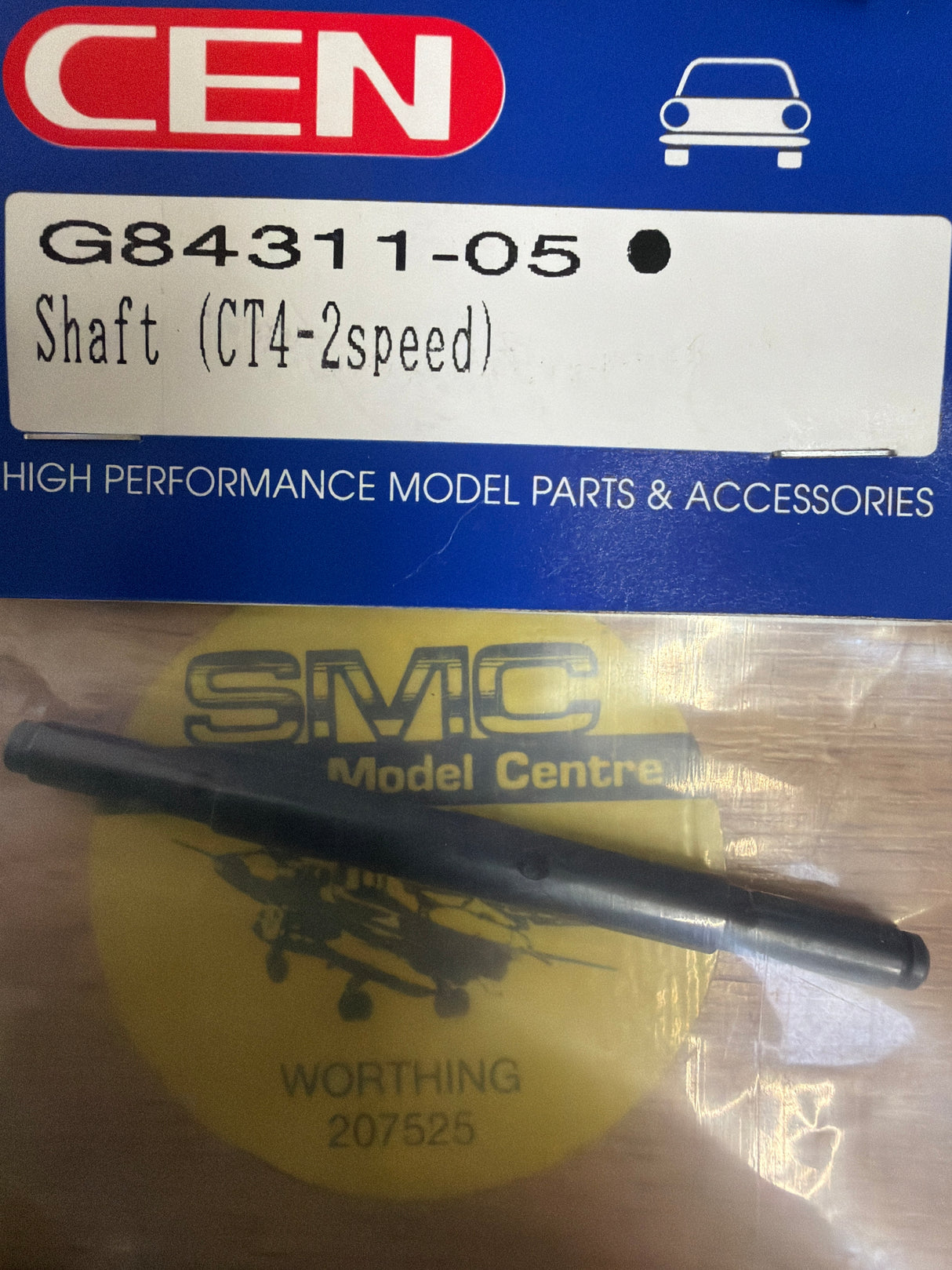 Cen Car Spares Main Shaft - CT4 2-speed Z-CENG84311-05 (Box 86)