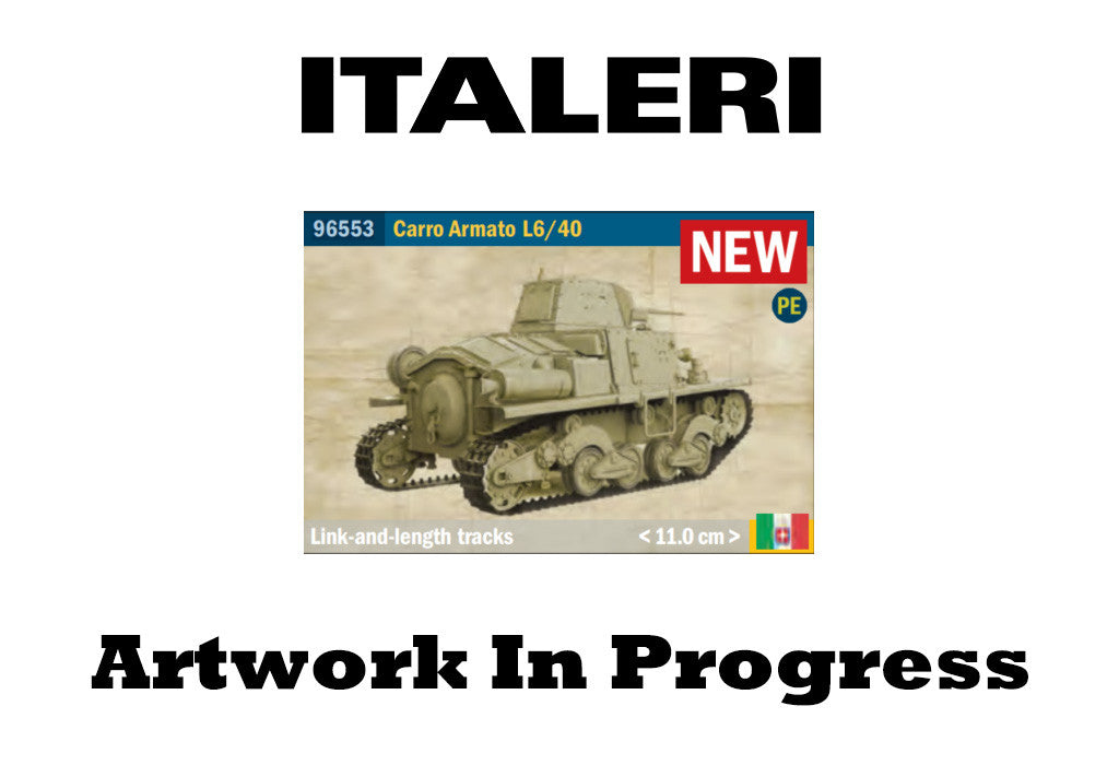 ITALERI 1/35 Carro Armato L6/40 Light Tank 96553