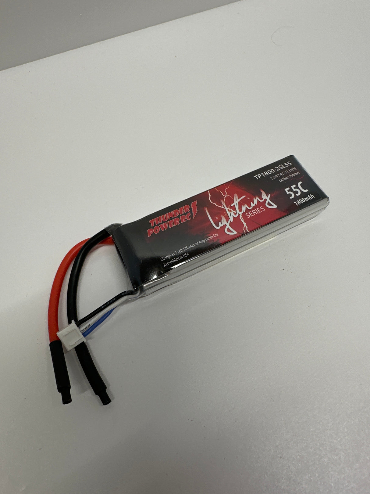 Thunder Power Lipo 7.4V 2 cell 1800mah 55C