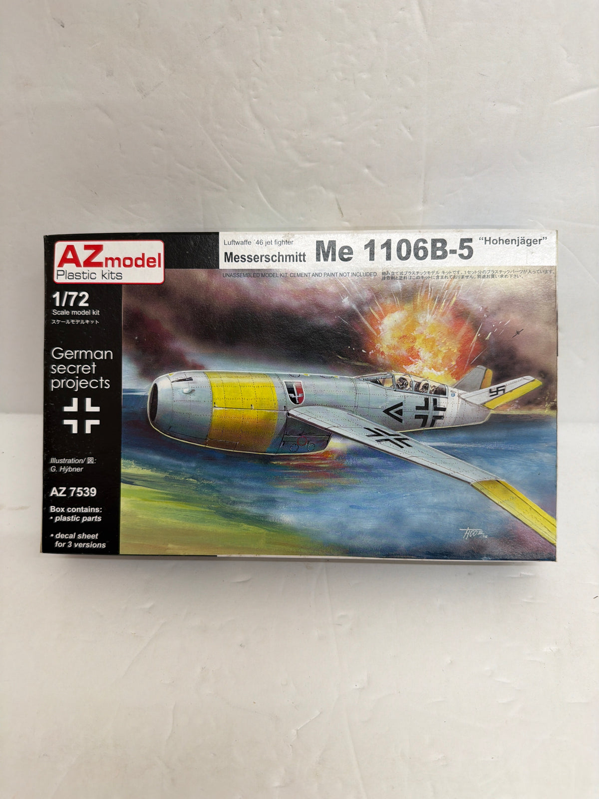 AZ Model Plastic Model kit Messerschmitt Me 1106B-5 Höhenjäger — 1:72