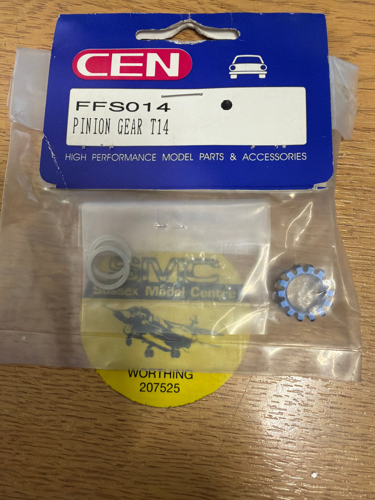 CEN RC car Spares PINION GEAR 14 Tooth for 2-speed clutch bell FFS014 (Box 92)