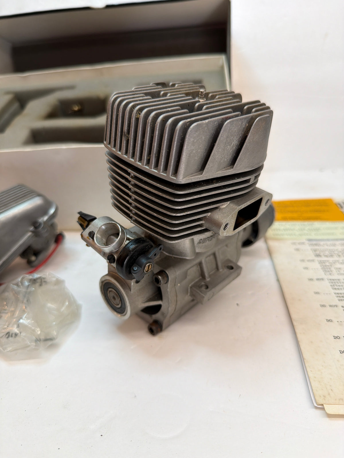 Super Tigre G4500 Engine - with Swing & Pitts Style Muffler and mount - Second Hand