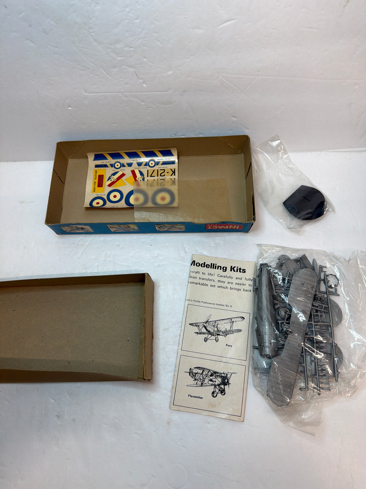 Inpact Bristol Bulldog Mk.IIA 1/48 P203 Plastic Model Kit Vintage