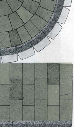 D6 SUPERQUICK GREY PAVING STONES BRICK PAPER