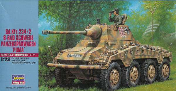 Hasegawa Hasegawa MT52 Sd kfz 234/2 8-Rad Schwere Panzersrahwagen PUMA