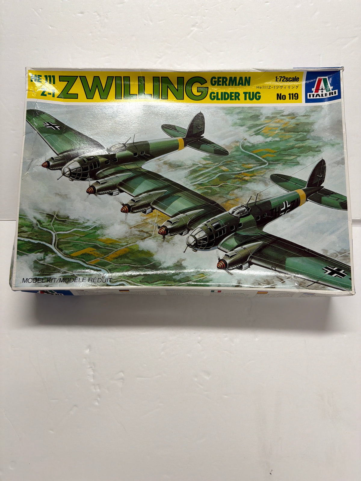 Italeri Heinkel HE 111 Zwilling 1:72 Plastic Model Kit