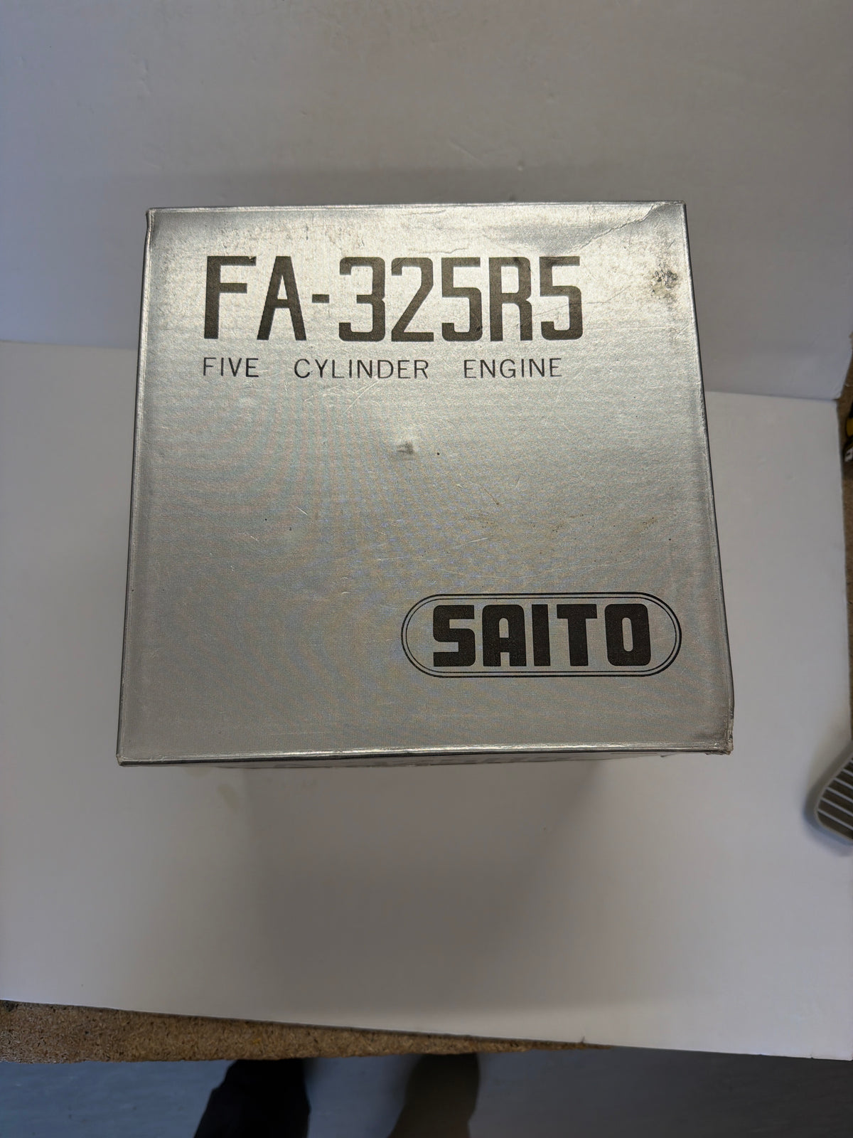 Saito FA-325 R5 five-cylinder radial and Ring Exhaust Model engine AS New not run