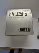 Saito FA-325 R5 five-cylinder radial and Ring Exhaust Model engine AS New not run