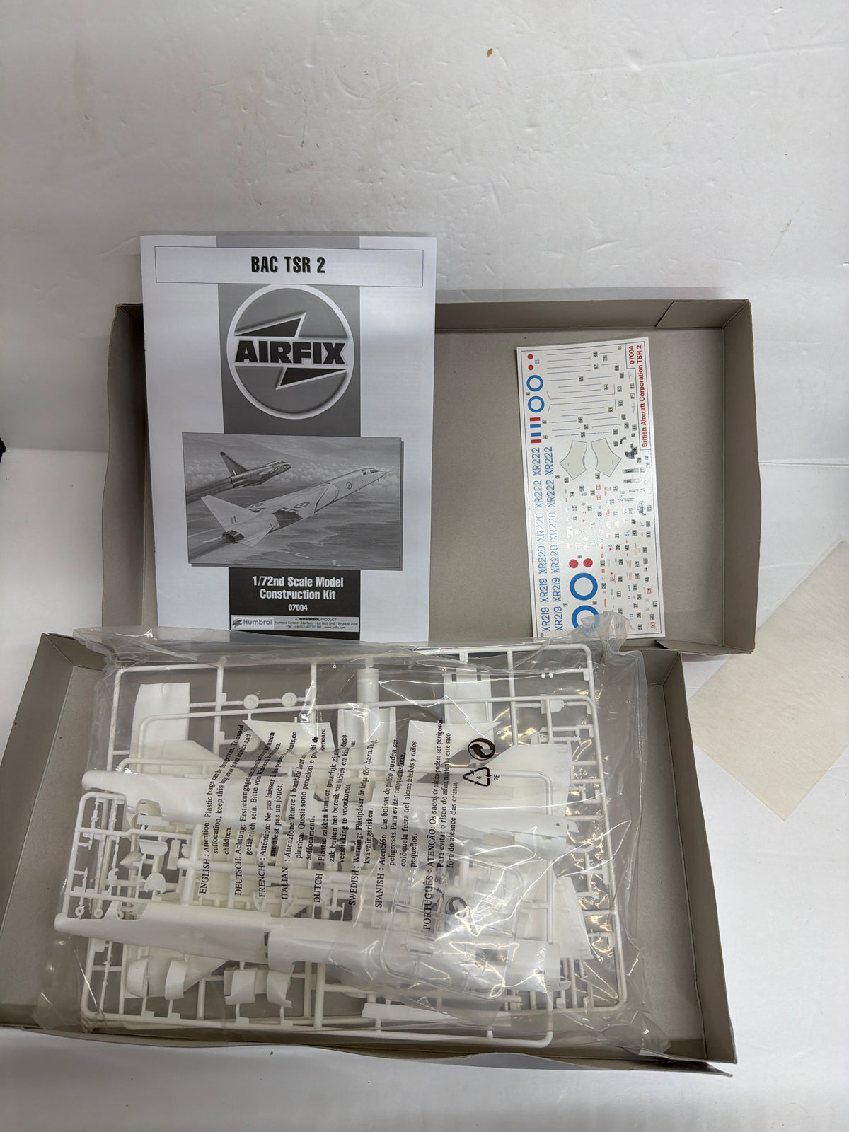 Airfix Plastic Model Kit BAC TSR-2 1/72