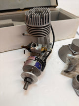 Super Tigre S3000 Engine - no Muffler -This has been converted to petrol Second Hand