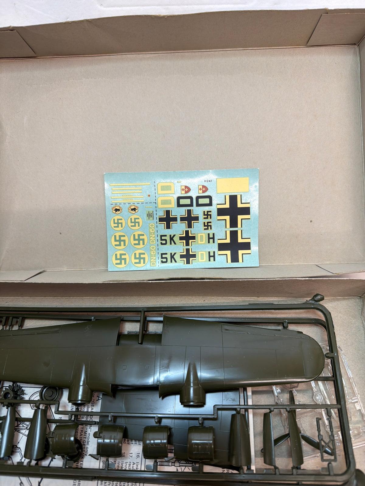 Dornier Do 17 Z-2 — Revell 1/72 Plastic model Kit Vintage