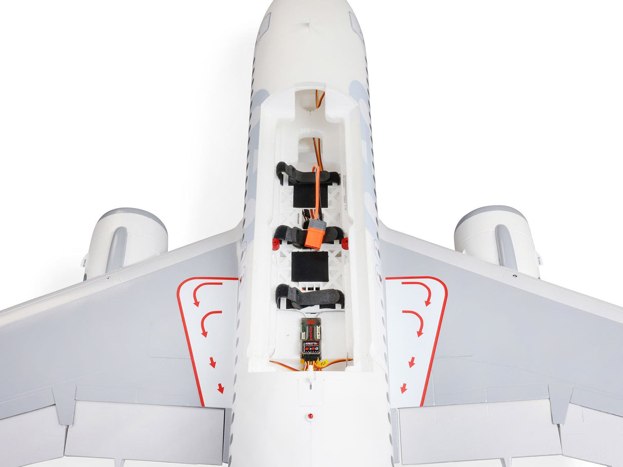 E-Flite Airbus A320neo Twin 64mm EDF BNF Basic w/AS3X+ SAFE - White Finish - FOR PRE ORDER - EXPECTED SEPTEMBER (Copy) (Copy)