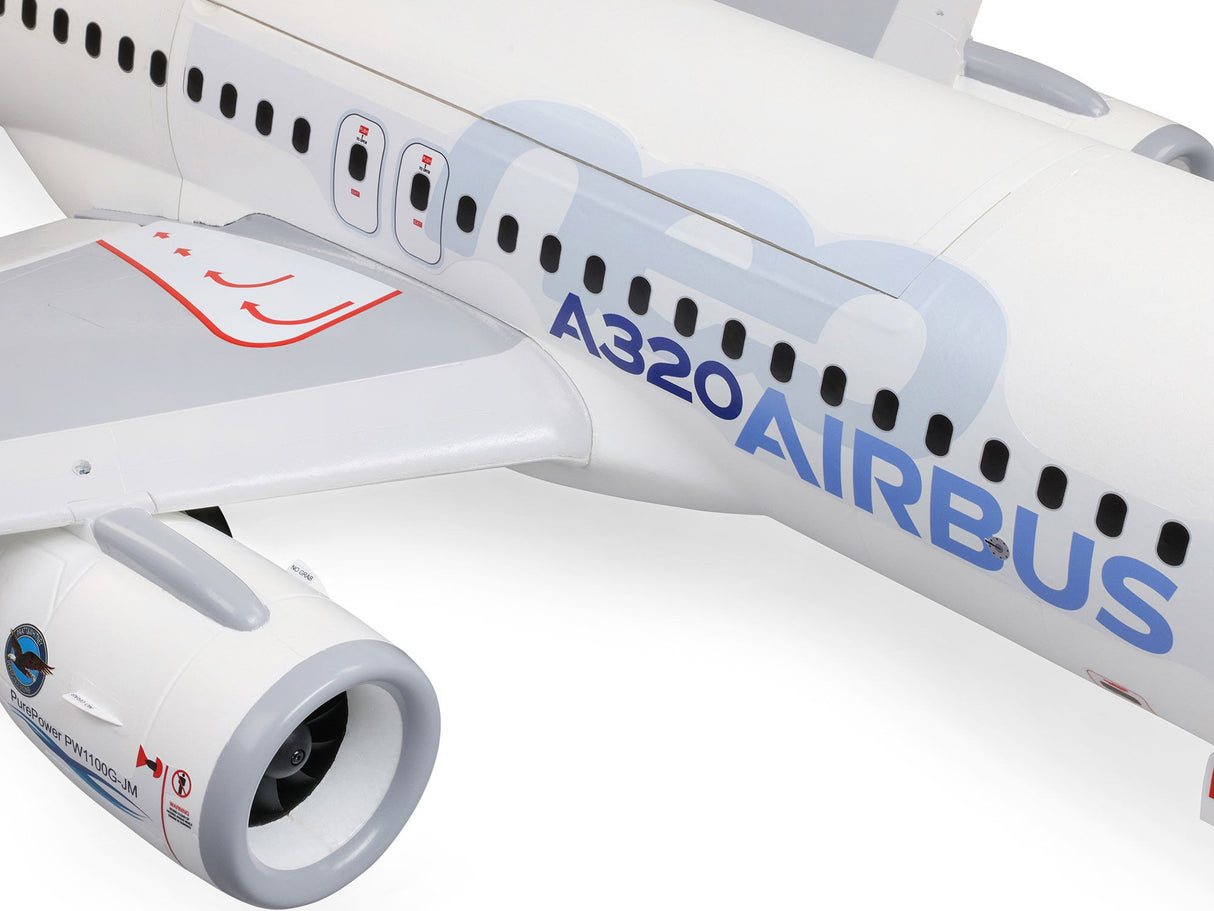 E-Flite Airbus A320neo Twin 64mm EDF BNF Basic w/AS3X+ SAFE - White Finish - FOR PRE ORDER - EXPECTED SEPTEMBER (Copy) (Copy)