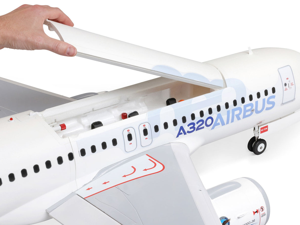 E-Flite Airbus A320neo Twin 64mm EDF BNF Basic w/AS3X+ SAFE - White Finish - FOR PRE ORDER - EXPECTED SEPTEMBER (Copy) (Copy)