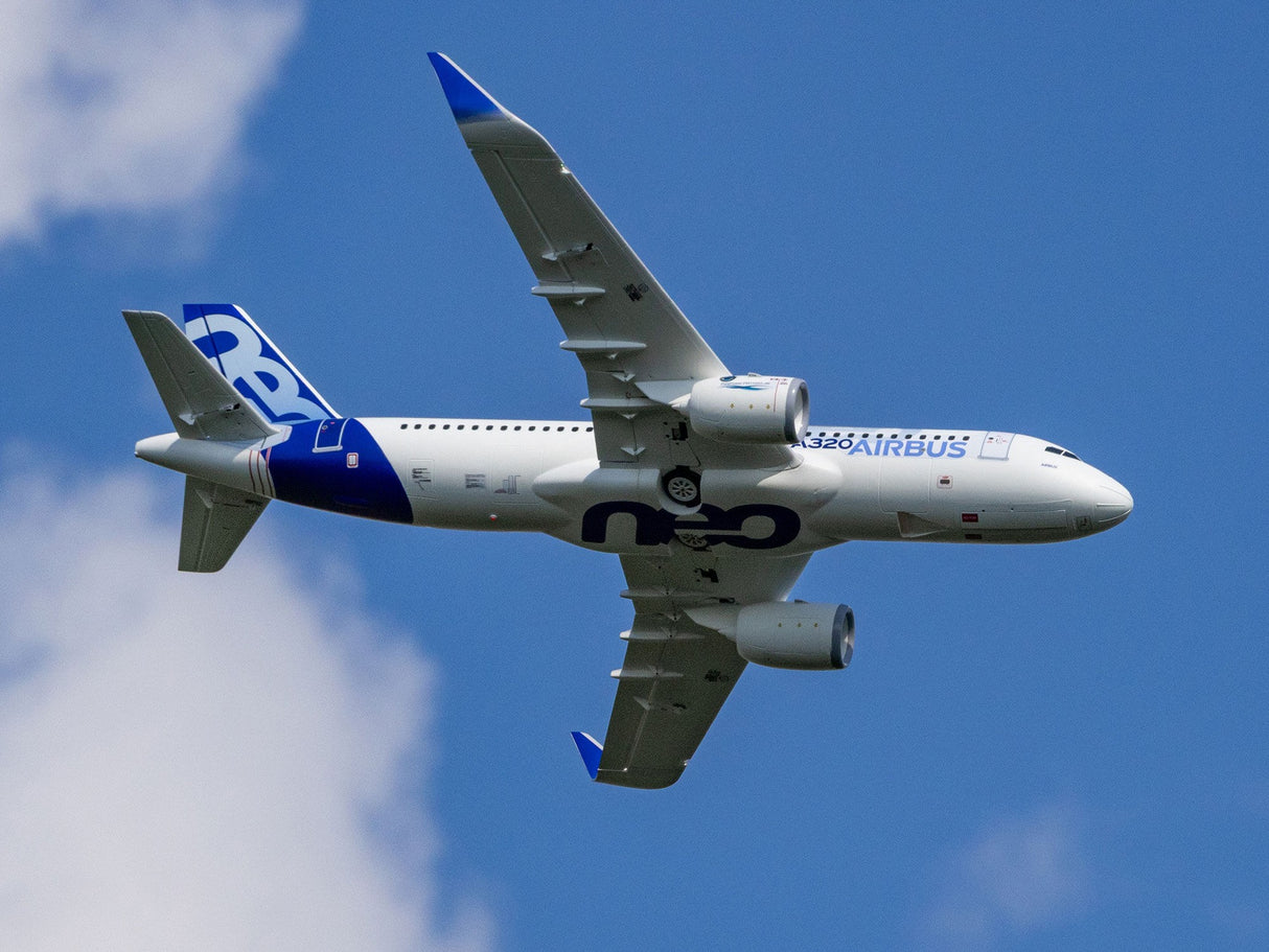 E-Flite Airbus A320neo Twin 64mm EDF BNF Basic w/AS3X+ SAFE - White Finish - FOR PRE ORDER - EXPECTED SEPTEMBER (Copy) (Copy)