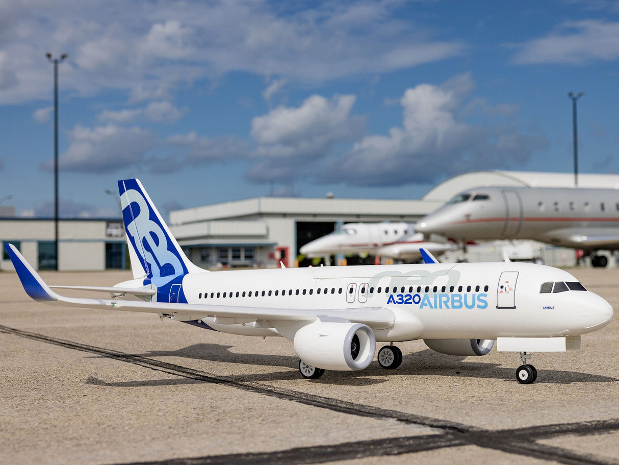 E-Flite Airbus A320neo Twin 64mm EDF BNF Basic w/AS3X+ SAFE - White Finish - FOR PRE ORDER - EXPECTED SEPTEMBER (Copy) (Copy)