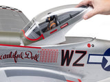 EFlite P-51D Mustang "Big Beautiful Doll" 1.5m BNF Basic with AS3X+ - Pre Order - Expected December