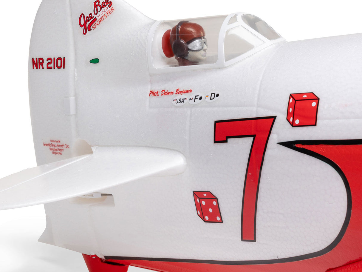 E-Flite Gee Bee R-2 1.0m BNF Basic with AS3X+ and SAFE Select - PRE ORDER - EXPECTED JANUARY