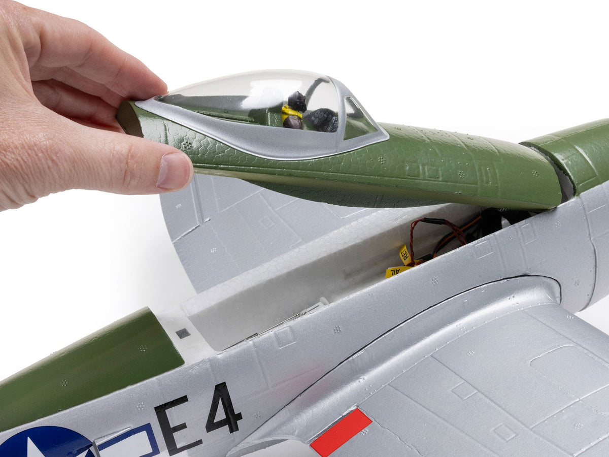 EFlite Micro P-47 Thunderbolt 625mm BNF Basic with AS3X+ and SAFE S - Pre Order - Expected Second Week of December