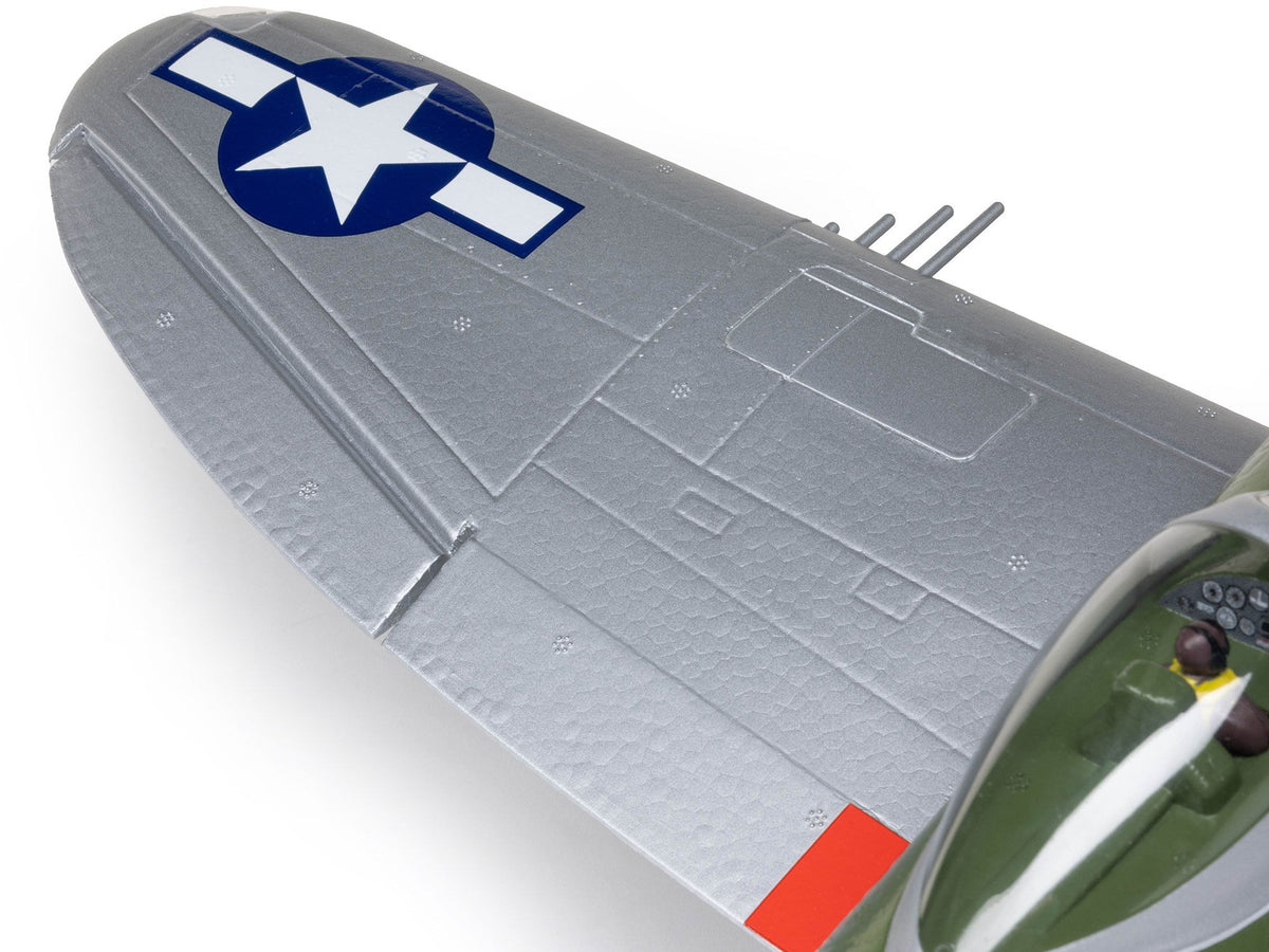 EFlite Micro P-47 Thunderbolt 625mm BNF Basic with AS3X+ and SAFE S - Pre Order - Expected Second Week of December