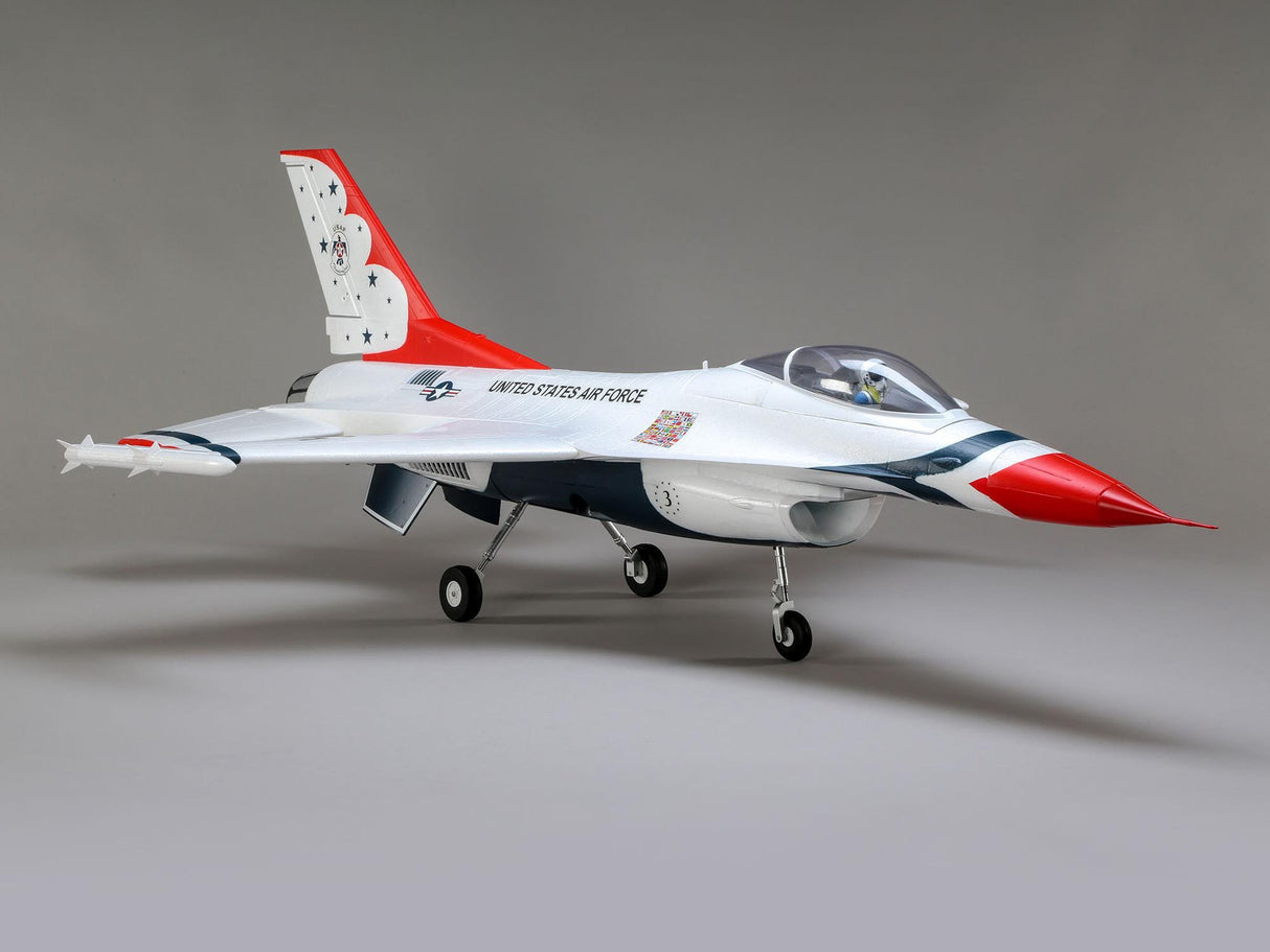 E-Flite F-16 Thunderbirds 70mm EDF Jet BNF Basic with AS3X and SAFE