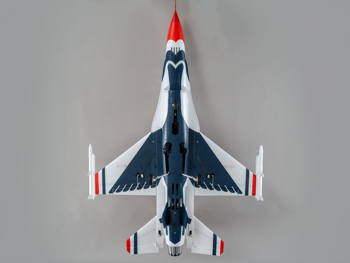 E-Flite F-16 Thunderbirds 70mm EDF Jet BNF Basic with AS3X and SAFE