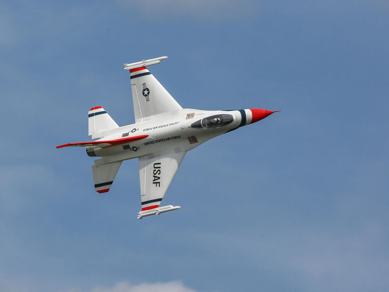 E-Flite F-16 Thunderbirds 70mm EDF Jet BNF Basic with AS3X and SAFE