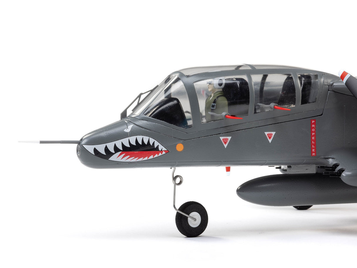 E-flite Micro OV-10 Bronco 645mm BNF Basic with AS3X and SAFE Select - Pre Order - Expected Late July/August