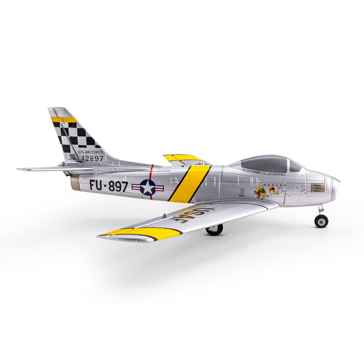 Eflite UMX F-86 Sabre 30mm EDF Jet BNF Basic with AS3X and SAFE Select