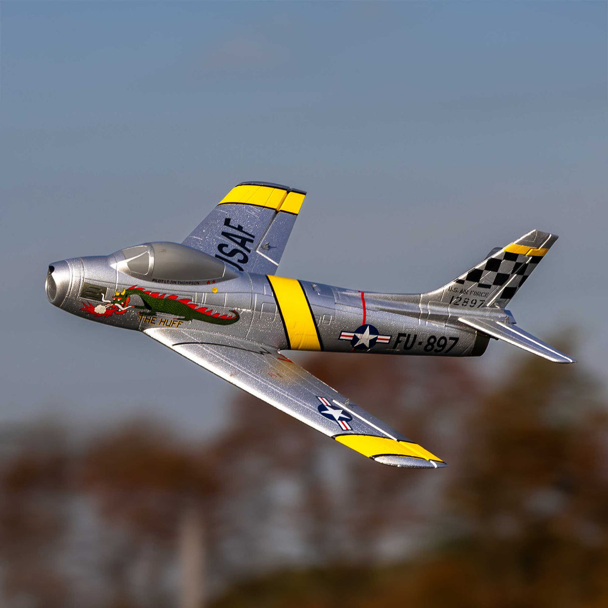 Eflite UMX F-86 Sabre 30mm EDF Jet BNF Basic with AS3X and SAFE Select