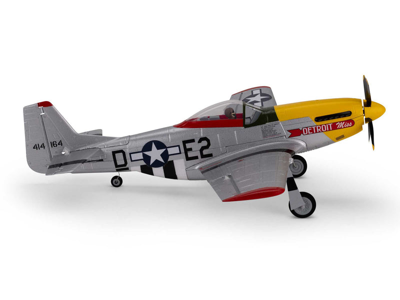E-Flite UMX P-51D Mustang Detroit Miss BNF Basic with AS3X and SAFE