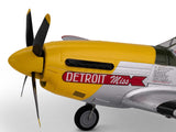 E-Flite UMX P-51D Mustang Detroit Miss BNF Basic with AS3X and SAFE