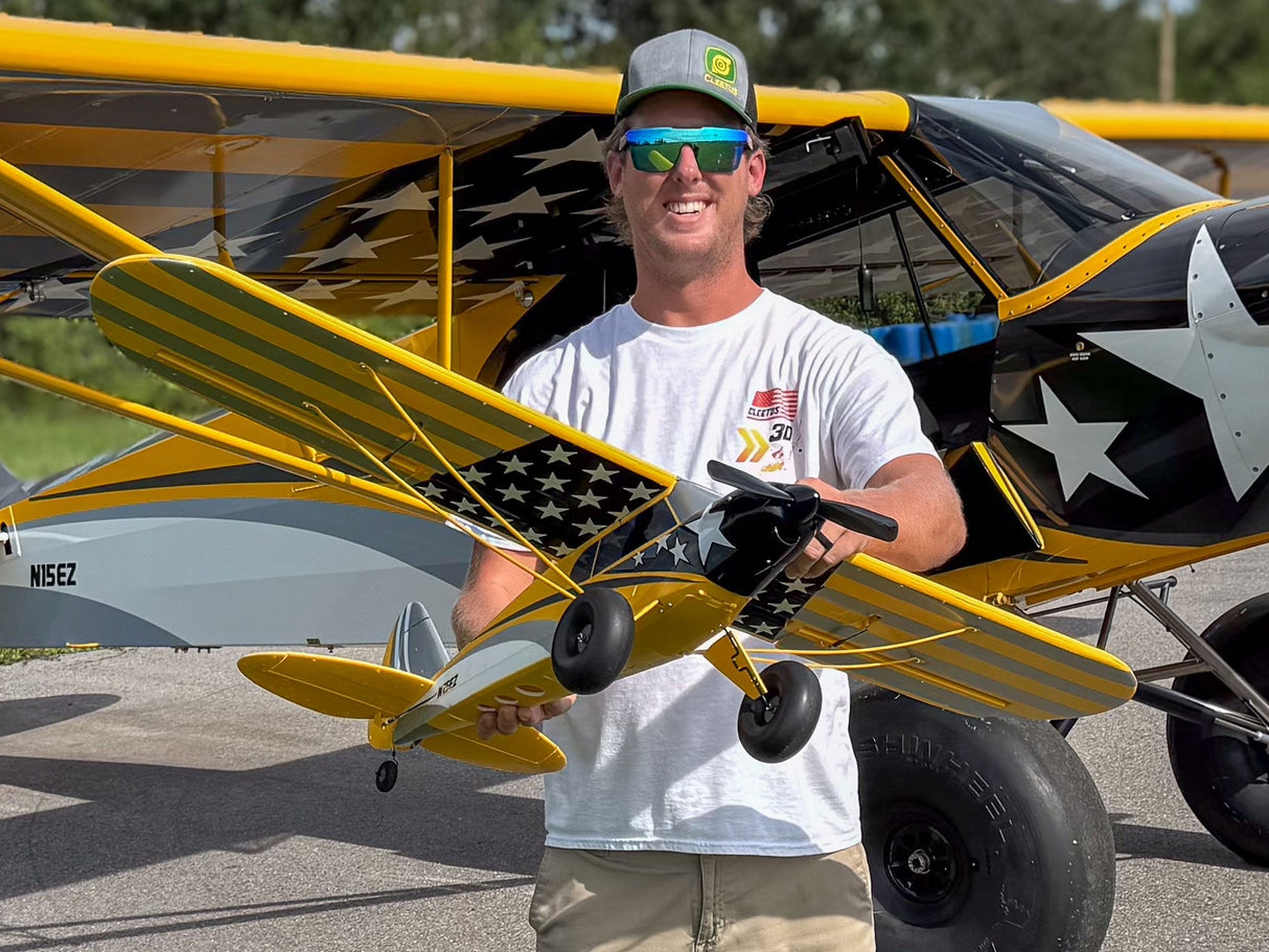 HobbyZone Carbon Cub S 2 1.3m Cleetus McFarland Special Edition BNF Ba - PRE ORDER - EXPECTED EARLY SEPTEMBER