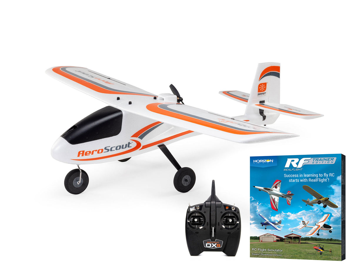 Hobbyzone AeroScout S 2 1.1m RTF Basic with SAFE and RealFlight - Pre Order - Expected late July