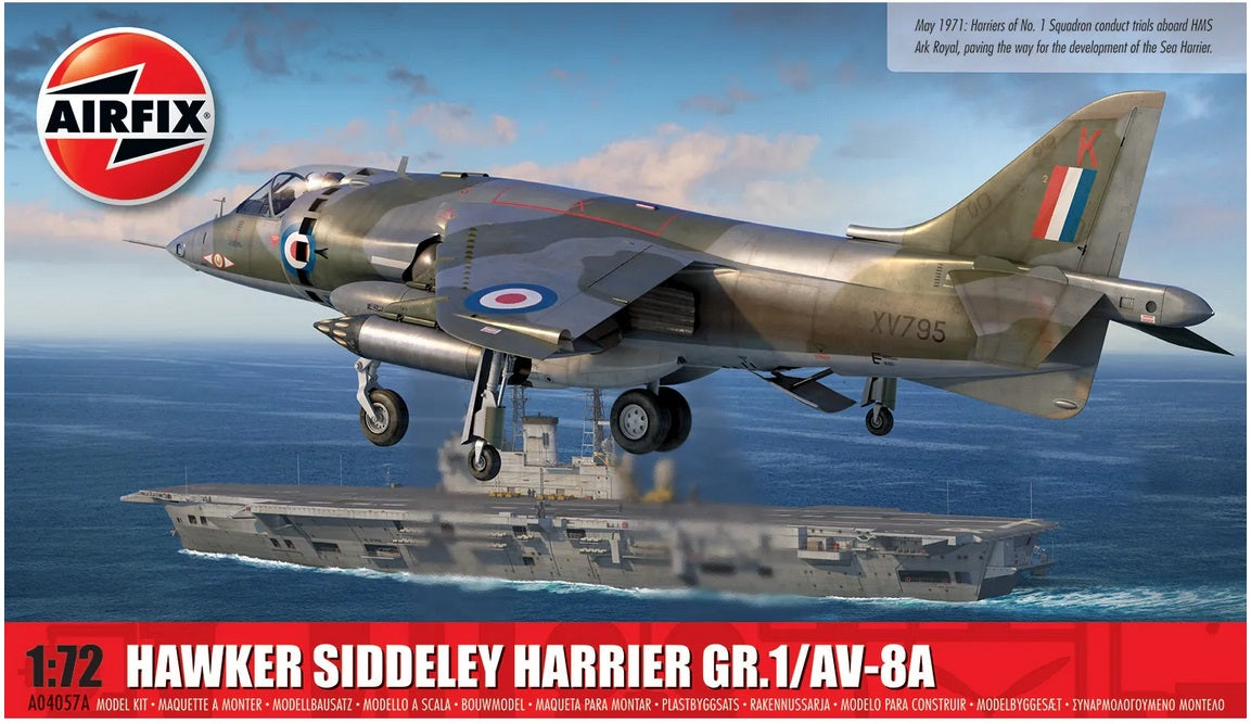 Airfix 1/72 Hawker Siddeley Harrier GR.1/AV-8A A04057A